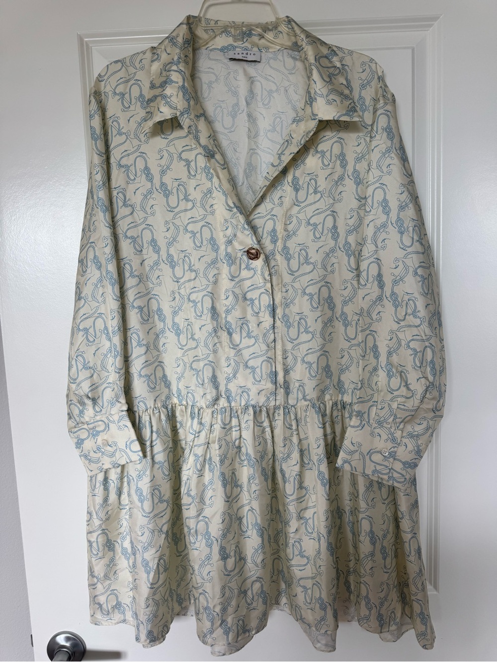 SANDRO PARIS SILK DRESS SIZE 10